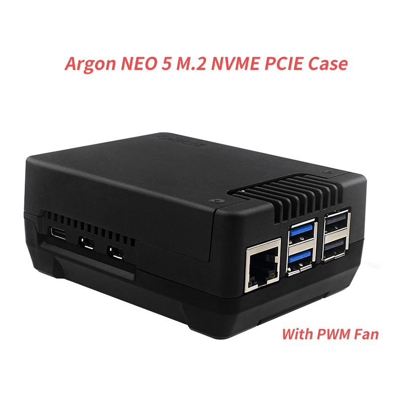 Argon NEO 5 M.2 NVME PCIE Case - огляд і ціна Pi 5 Case