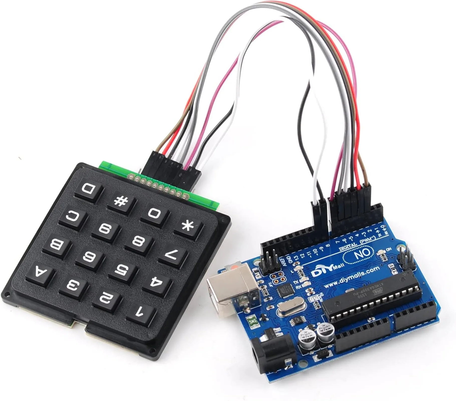 4x4 Matrix Membrane Keypad 16  - огляд і ціна Arduino Kit