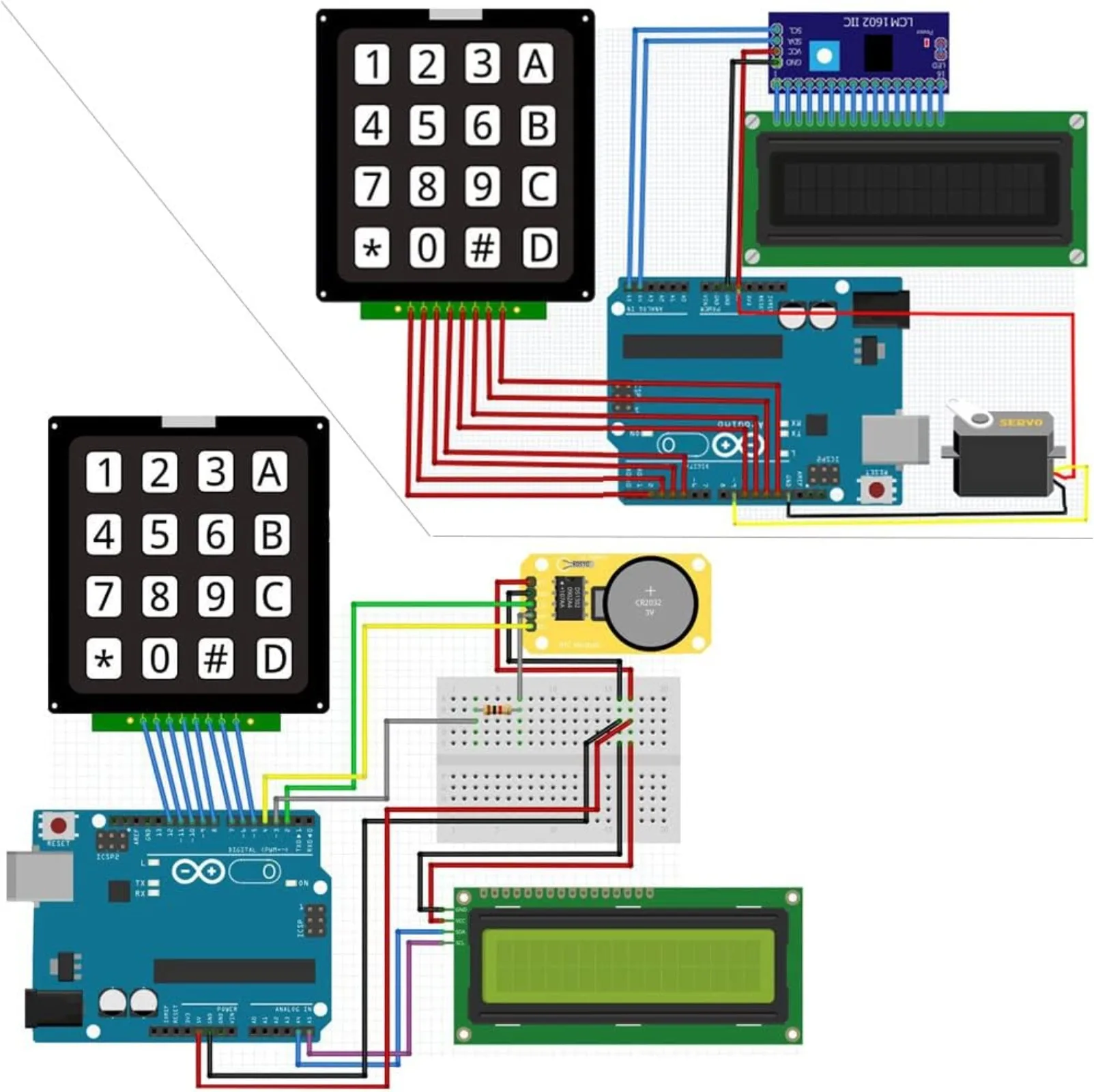4x4 Matrix Membrane Keypad 16  - огляд і ціна Arduino Kit
