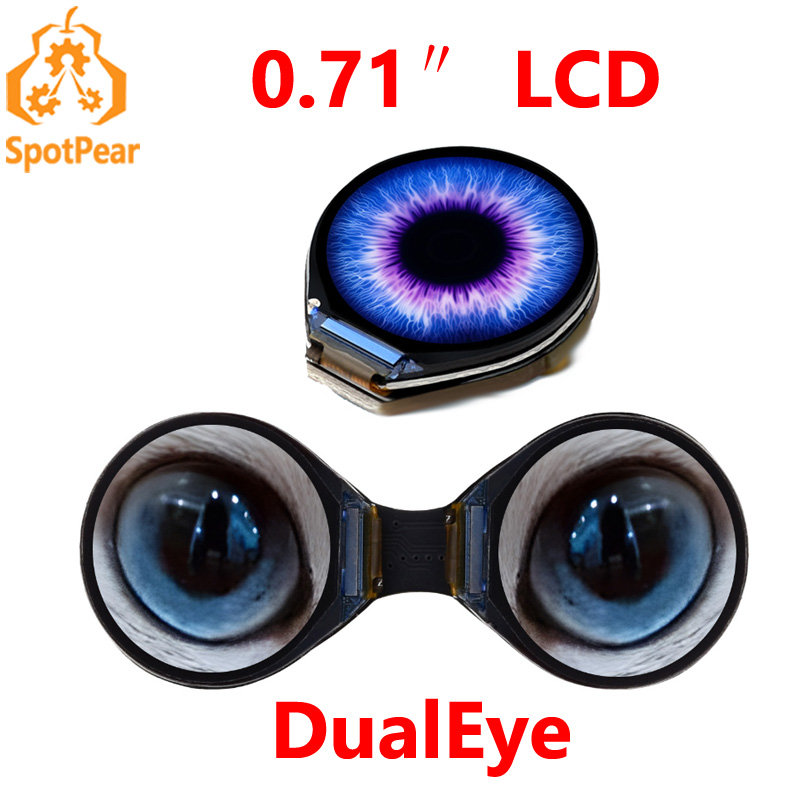 Waveshare 0.71inch Double Eye  - огляд і ціна Pi Display