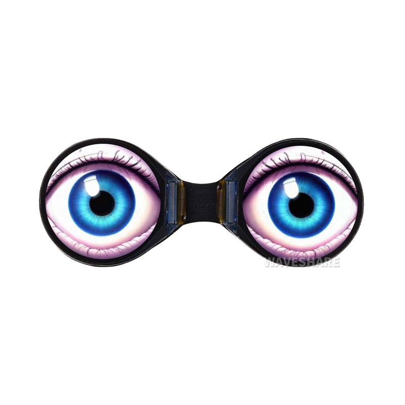 Waveshare 0.71inch Double Eye  - огляд і ціна Pi Display
