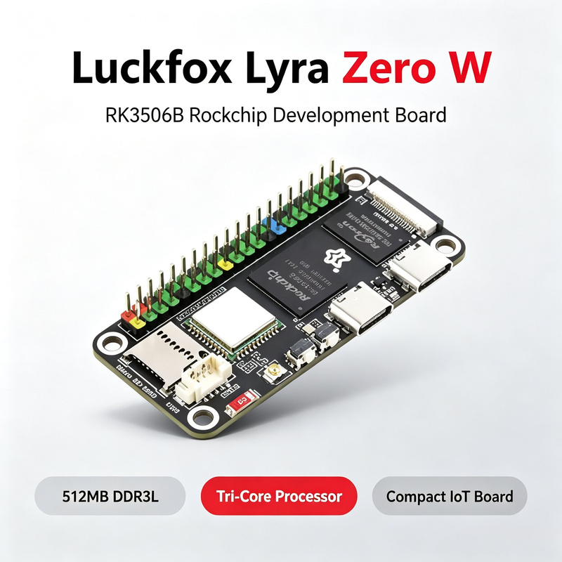 Luckfox Lyra Zero W RK3506B Ro - огляд і ціна Pi Zero