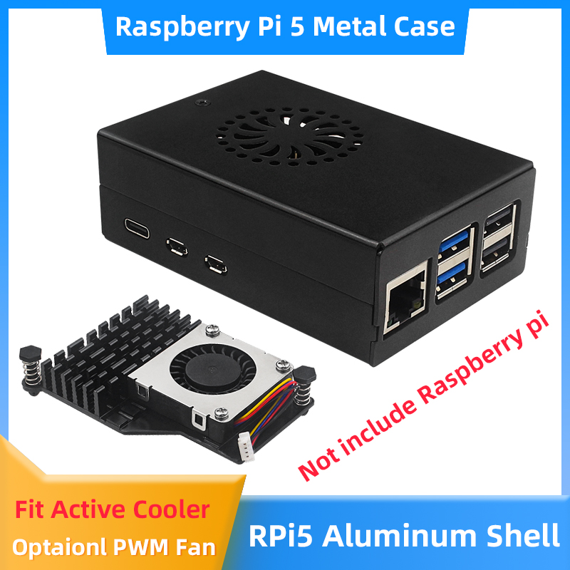 Raspberry Pi 5 Aluminum Alloy  - огляд і ціна Pi 5 Case