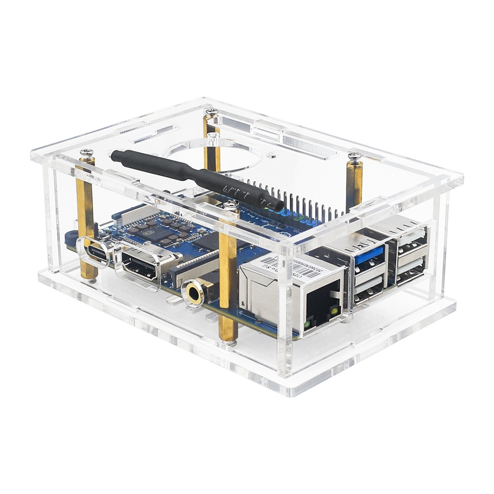 ABFN-Acrylic Case With Cooling - огляд і ціна Pi 4 Case