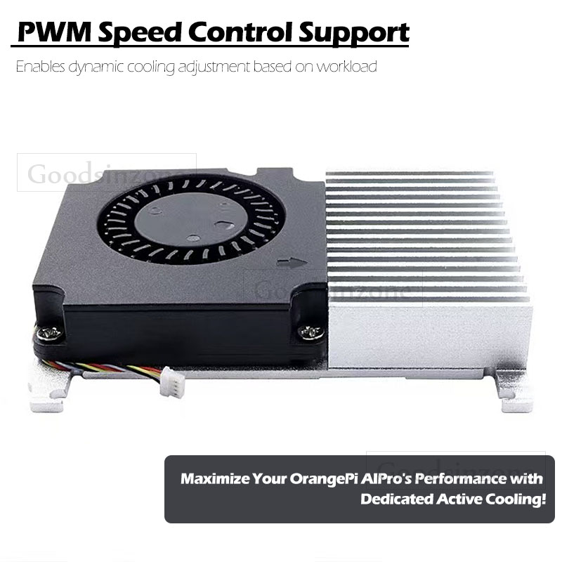 Cooling Fan with Heatsink Base - огляд і ціна Pi Cooler