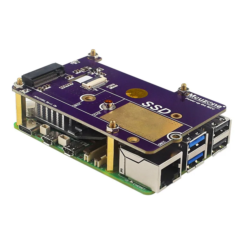 Raspberry Pi 5 PCIe to M.2 NVM - огляд і ціна Pi 5 Case