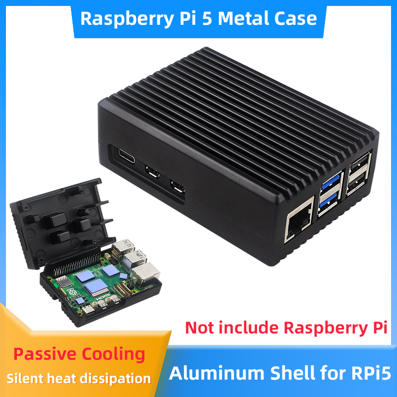Raspberry Pi 5 Aluminum Case A - огляд і ціна Pi 5 Case