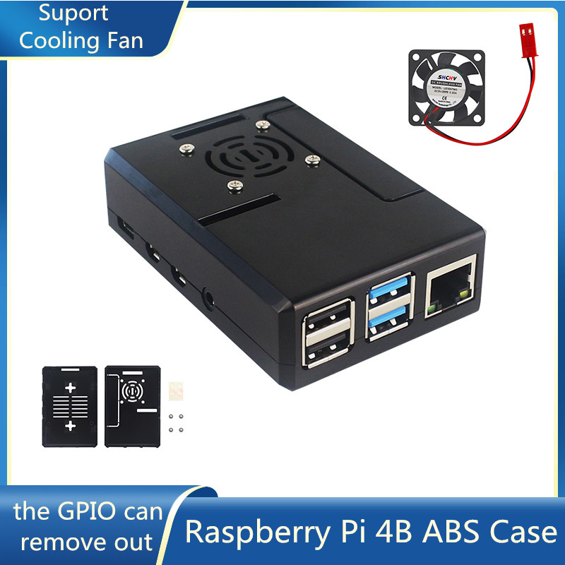 Raspberry Pi ABS Case Black Pl - огляд і ціна Pi Cooler