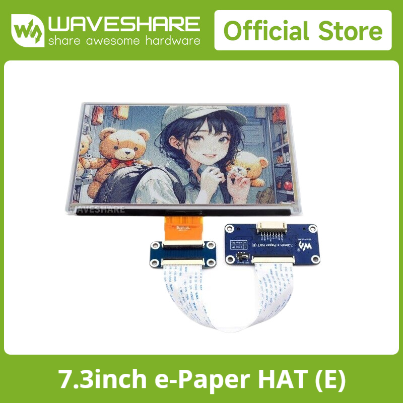 Waveshare 7.3inch 6-Color E-Pa - огляд і ціна Pi Display