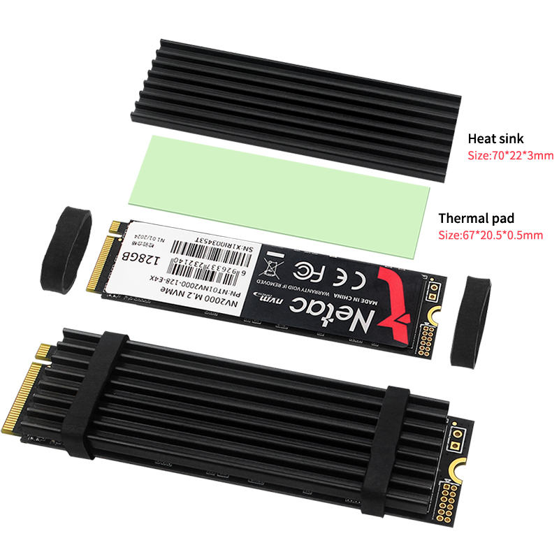 M.2 SSD Heatsink Aluminum Radi - огляд і ціна Pi Cooler