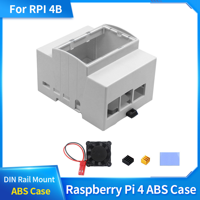 Raspberry Pi 4 ABS Case DIN Ra - огляд і ціна Pi 4 Case